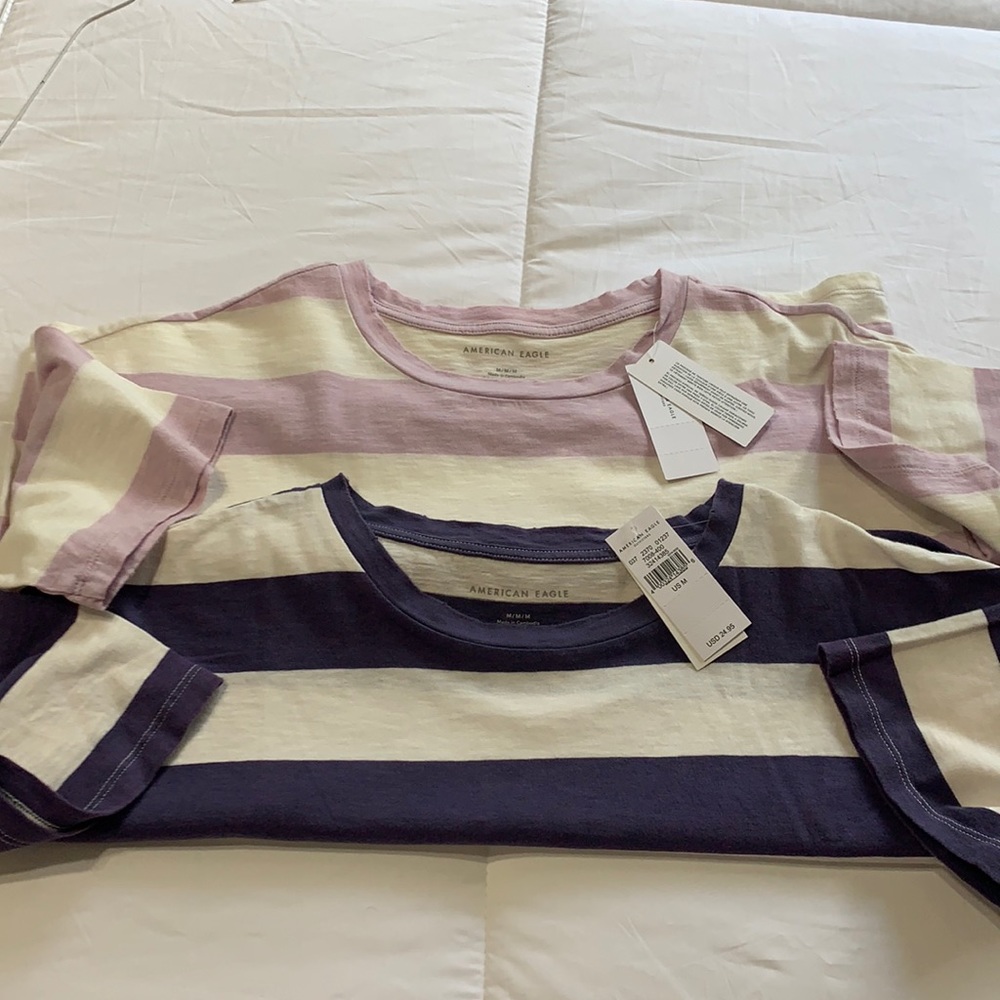 NWT lot of 2 American Eagle tees -LOOK!!